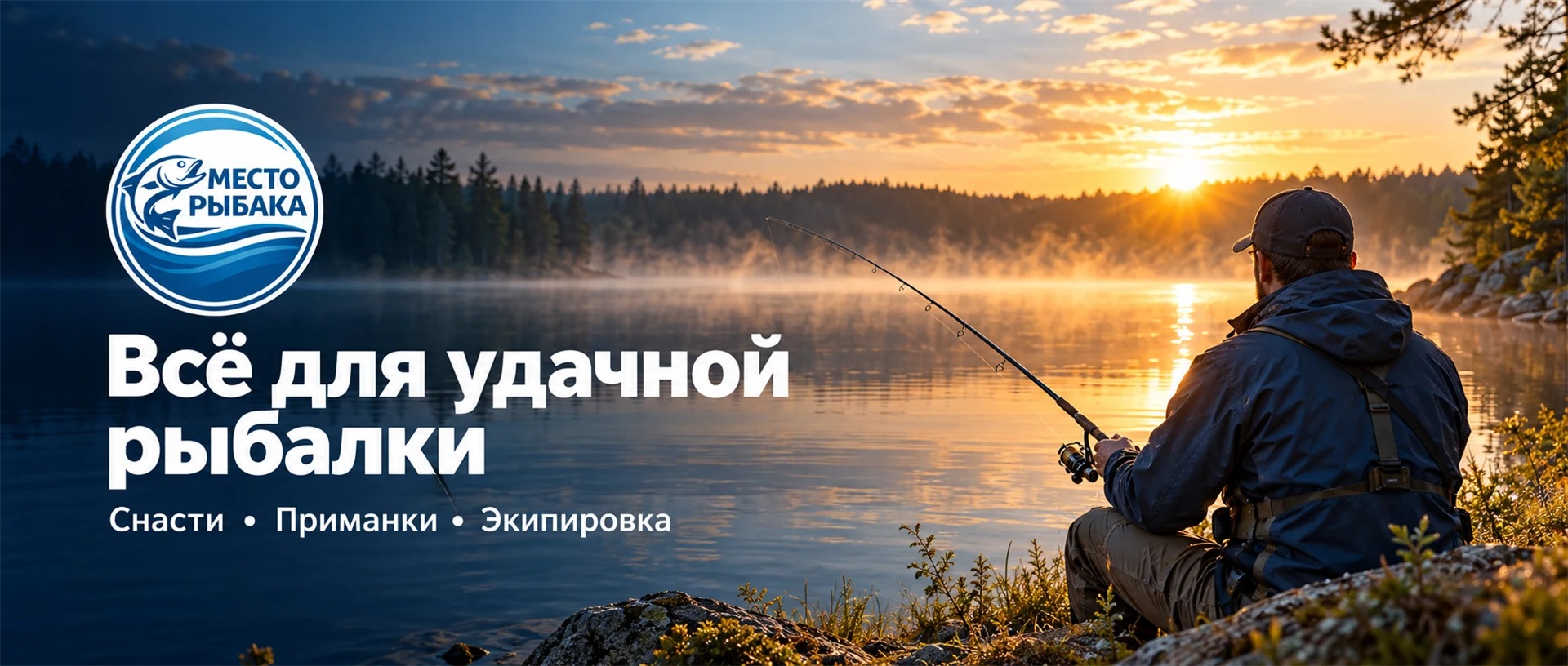 Место рыбака — всё для удачной рыбалки: снасти, приманки, экипировка